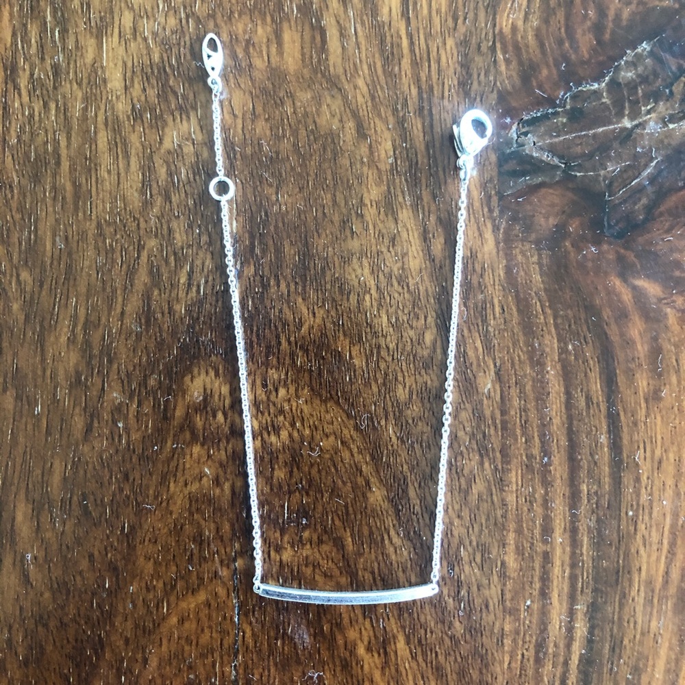 Silver/crystal bracelet